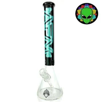 Photo of AFM Glass Neon Light Beaker Bong - 16in