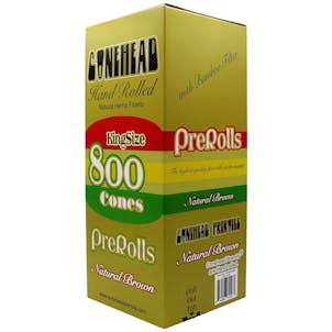Product image for CONEHEAD Kingsize Pre-Rolled Hemp Cones in Natural Brown (0.12/Unit)
