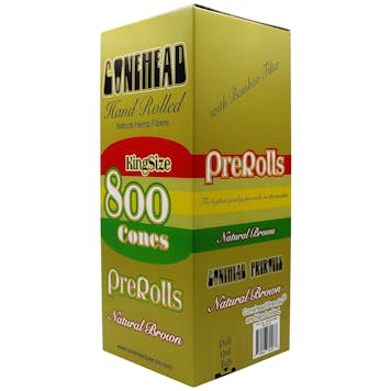 Product image for CONEHEAD Kingsize Pre-Rolled Hemp Cones in Natural Brown (0.12/Unit)