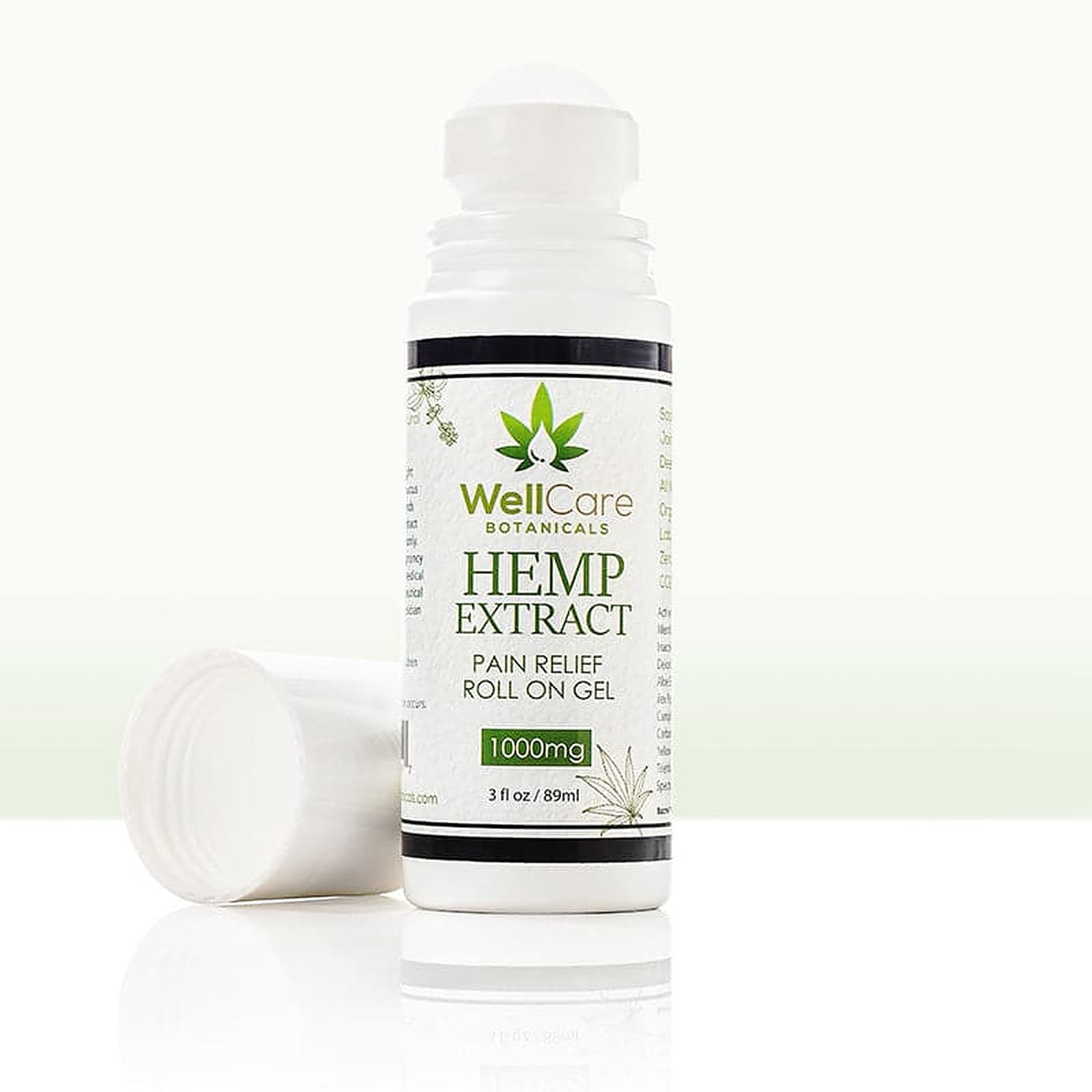 WELL CARE BOTANICALS: HEMP EXTRACT CBD - PAIN RELIEF ROLL ON GEL ...