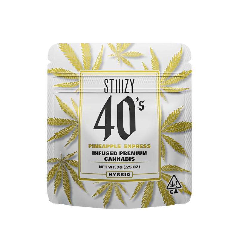 STIIIZY PINEAPPLE EXPRESS 40's INFUSED MYLAR 7G Leafly