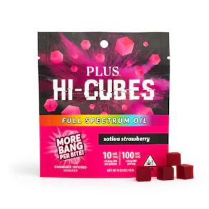 Photo of PLUS Hi-Cubes Sativa Strawberry