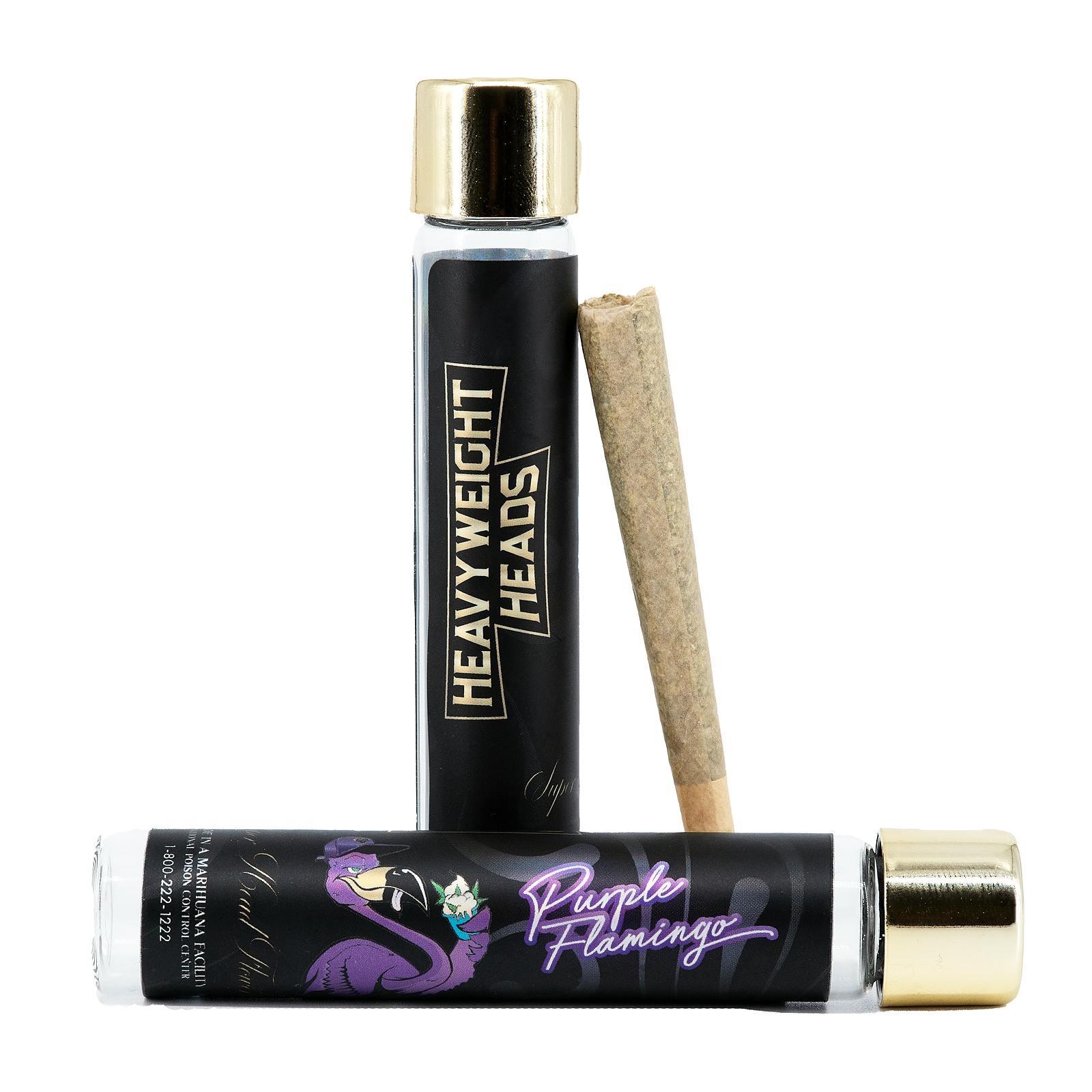 Heavy Weight Heads: Purple Flamingo 1g Pre-Roll | Leafly