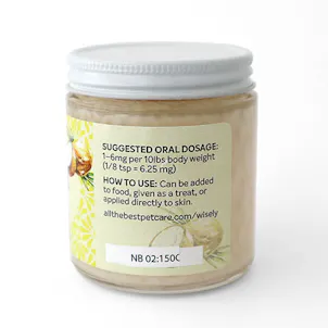 Photo of Wisely Coconut Oil with CBD for dogs or cats