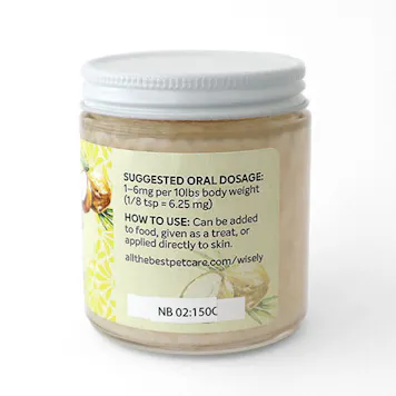 Photo of Wisely Coconut Oil with CBD for dogs or cats