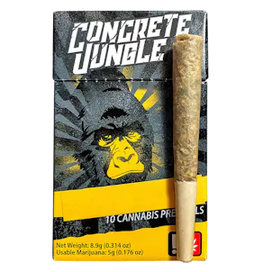 Photo of xConcrete Jungle .5g Pre-Roll 10 Packs - OREOZ (Indica) - 27.62%