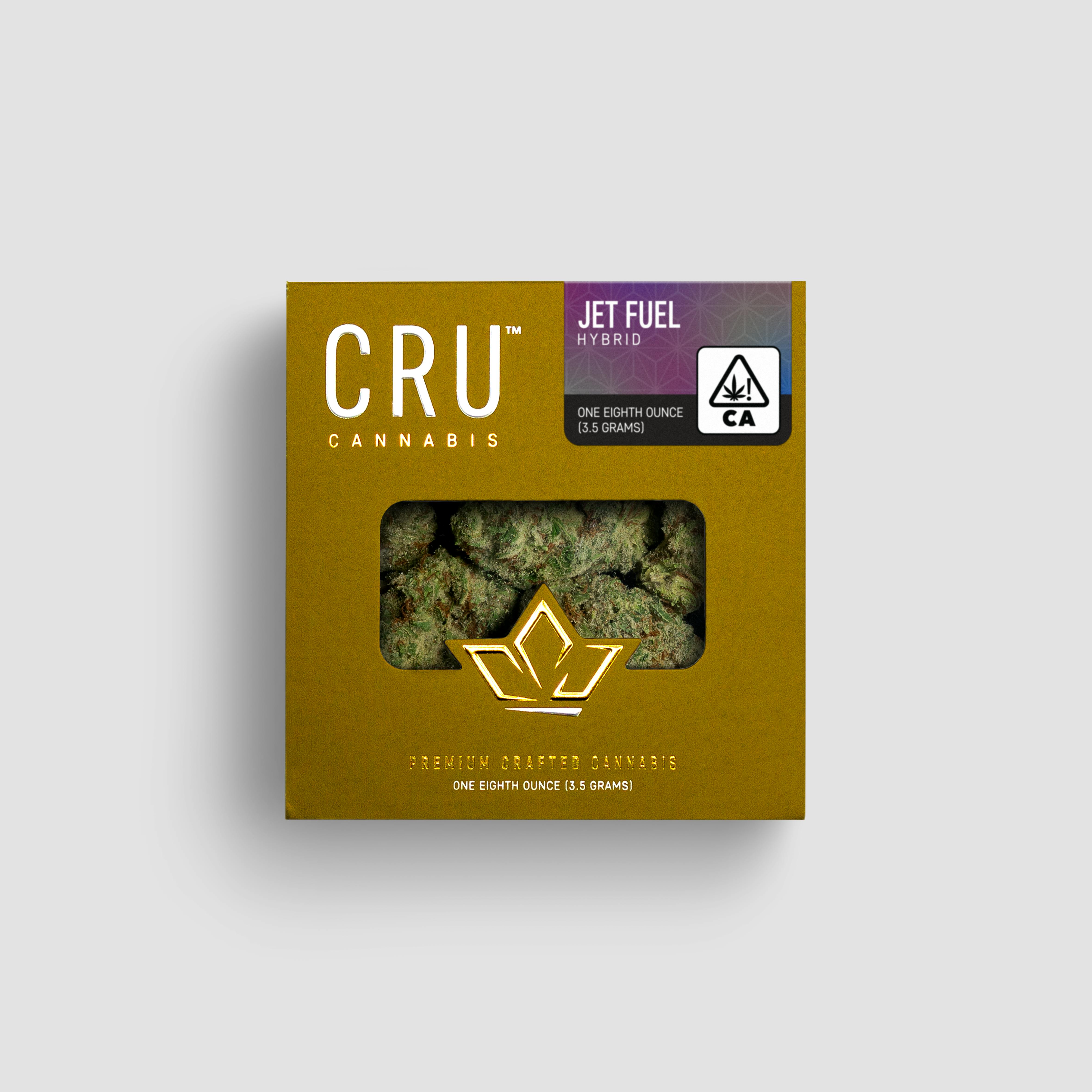 CRU Cannabis Jet Fuel 3.5G Hybrid Flower Leafly