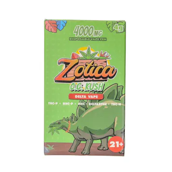 Photo of Zotica Master Blend Vaporizer - 4000mg - OG Kush