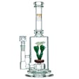 Product image for Empire Glassworks | Bioluminescent Glass Green Cactus Water Pipe w/ Circ Perc