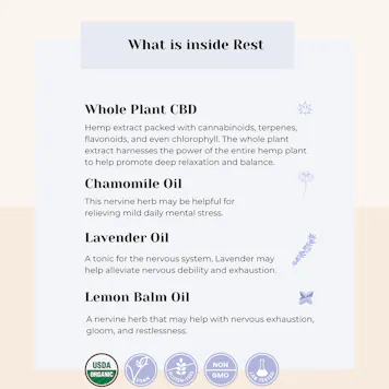 Photo of REST - Organic Whole Plant CBD 1000mg