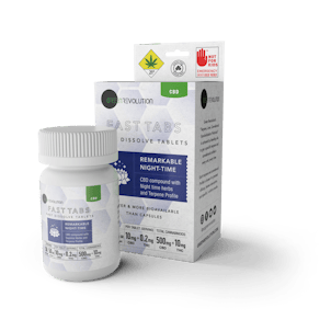 Product image for Fast Tabs Remarkable Night-time 50:1 CBD:THC