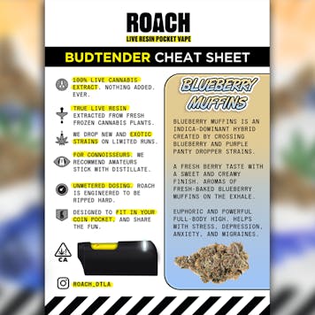 Photo of ROACH - Blueberry Muffins (0.36g)