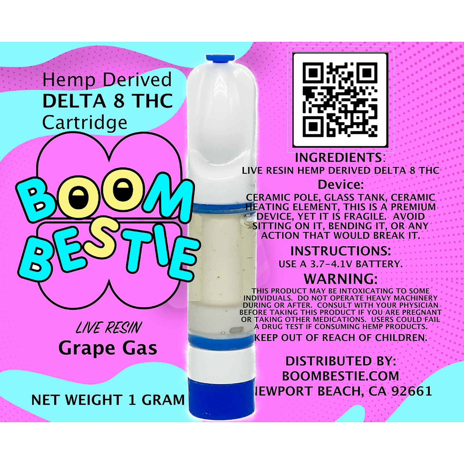 Medical Terpenes/Sauce Terps Live Resin Delta 8 Cartridge Grape Gas