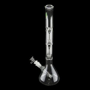 Photo of 16" Double Showerhead Perc Beaker Water Pipe - Made in California