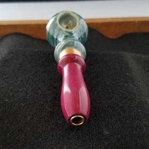 Photo of Hybrid Pipe w/Ceramic and Purpleheart Wood (5 in, 12.5 cm)
