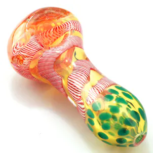 Photo of 4.3" Fumed Frit Milli Glass Pipe