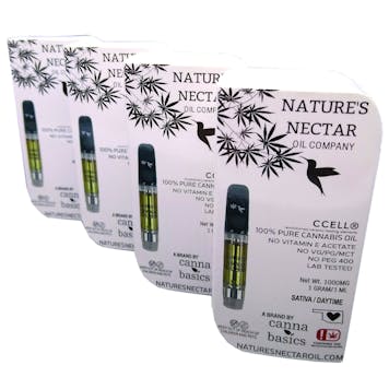 Photo of NATURE'S NECTAR Oil Cartridge - SATIVA - DAYTIME
