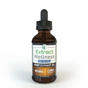 Photo of 100% THC Free Hemp Oil - Natural 250mg