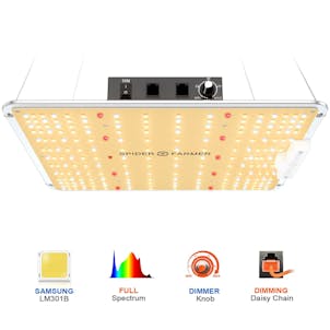 Photo of Spider Farmer® SF1000 LED Grow Light With Dimmer Knob