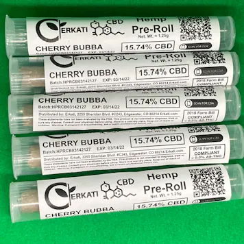 Photo of Hemp Pre-Rolls - Cherry Bubba