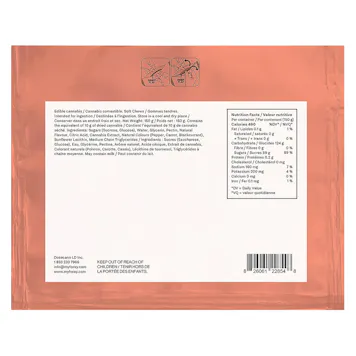 Photo of CBD Blood Orange Soft Chew - 30 Pk 30x20 mg CBD Net Weight 150 g