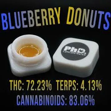 Photo of PhD - Blueberry Donutz - Concentrate 1g - 72.23% THC