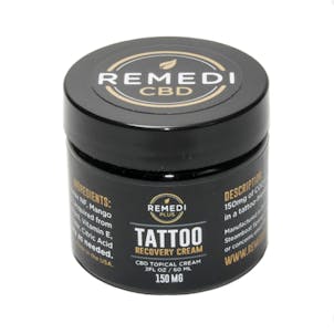Photo of Remedi Plus Tattoo Recovery Cream CBD Topical Cream - 150mg