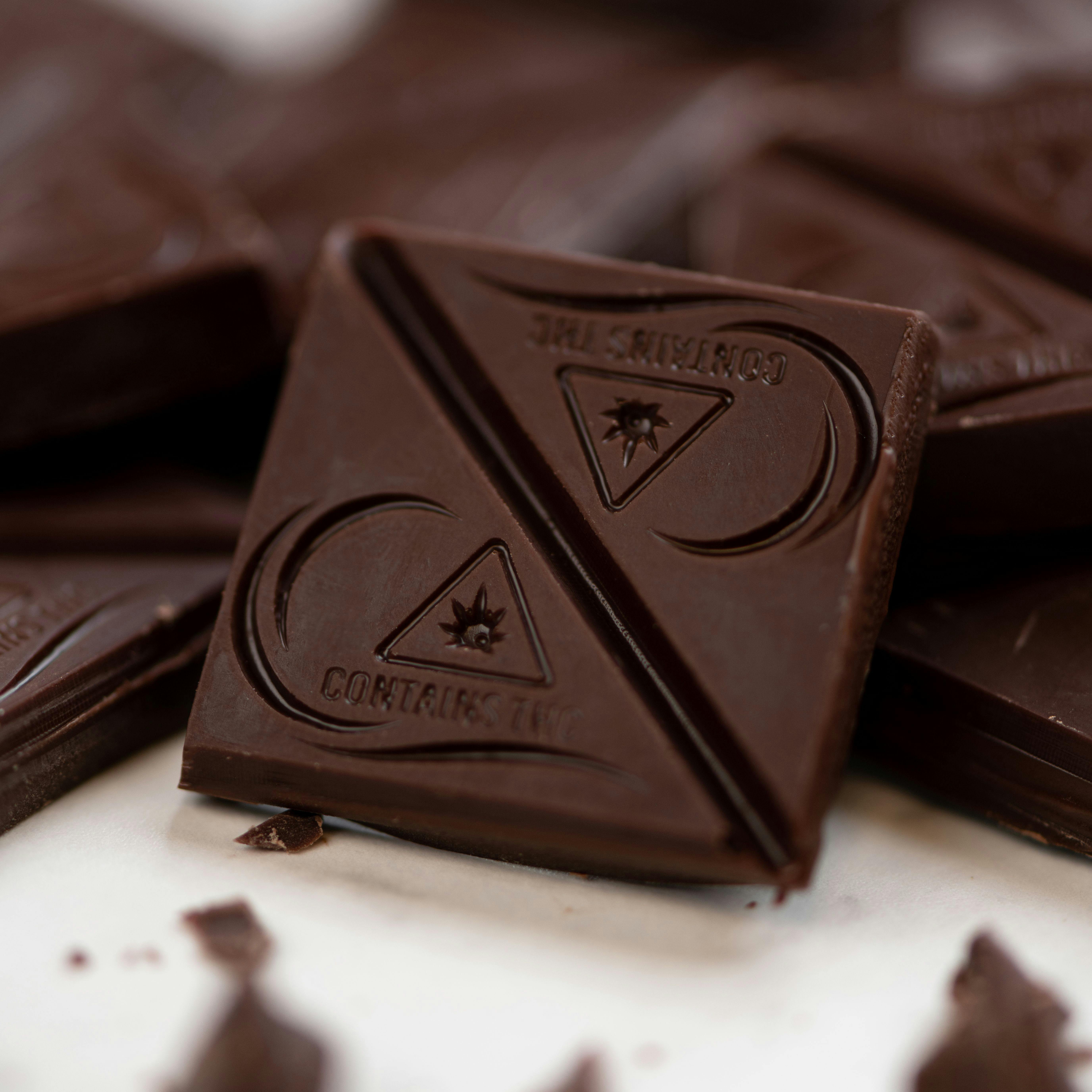 Coast Cannabis Co. 60 Cacao Dark Chocolate Bar 100 MG Leafly