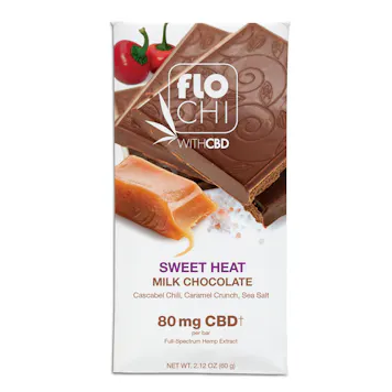 Photo of Sweet Heat Milk Chocolate Bar (80 mg CBD)