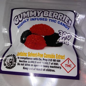 Photo of Gummy Berries 300mg THC