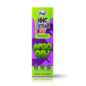 Photo of HHC Stix 2G Disposable Vape: Afgooey | Puff Xtrax