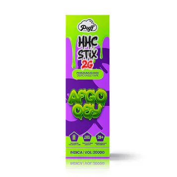 Photo of HHC Stix 2G Disposable Vape: Afgooey | Puff Xtrax