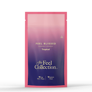 Photo of Feel Blissed Tropical Fruit Lozenge 100mg 10-pack