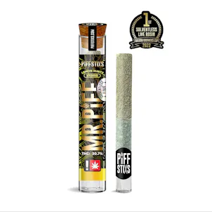 Photo of Mr. Piff Lemon Runtz 1.5G Glass Tip Pre-Roll