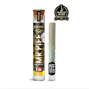 Photo of Mr. Piff Lemon Runtz 1.5G Glass Tip Pre-Roll