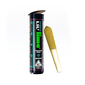 Photo of Diamond & Hash Infused Lil' Lime (.6g Mini Pre Roll) | Oreoz