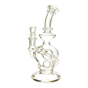 Photo of 8" Bubble Recycler Rig, by Diamond Glass