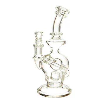 Photo of 8" Bubble Recycler Rig, by Diamond Glass