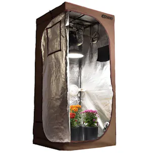 Photo of Hydrobuilder Covert 3' x 3' 150 Watt UFO LED Grow Tent Kit