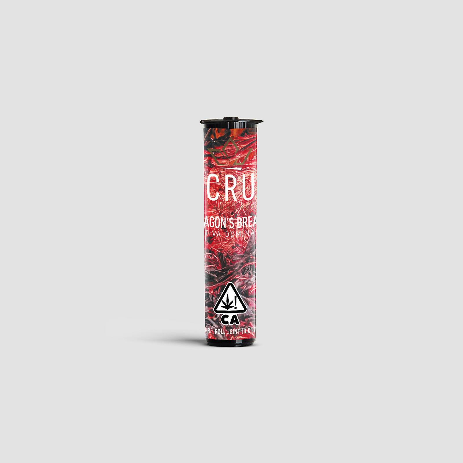 CRU Cannabis Dragon's Breath (0.5G Sativa PreRoll) Leafly