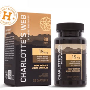 Product image for CBD Oil Liquid Capsules 15mg (30 count)