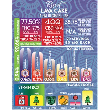 Photo of Lava Cake RIND Cured Resin Full Spectrum Extract 1g