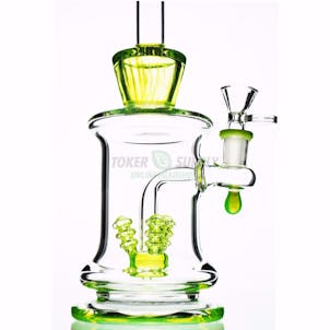 Photo of GREEN LINE "TRIPLE THREAT" BUSH PERC WATER PIPE