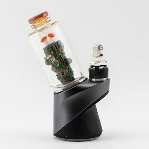 Photo of "Renew the Redwood" Puffco Peak Glass Attachment
