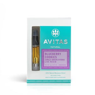 Product image for Blueberry Cookies Live Resin Cartridge 1g