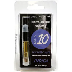 Photo of 1ml Vape Cartridge Delta 8 THC/ Delta 10 THC Blend Blueberry Kush