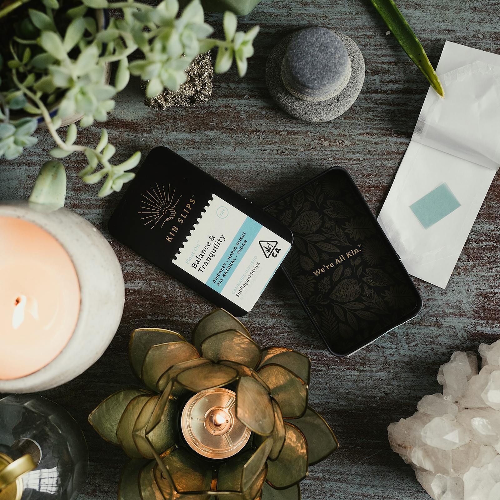 Kin Slips Float On Sublingual Strips 10mg THC Leafly