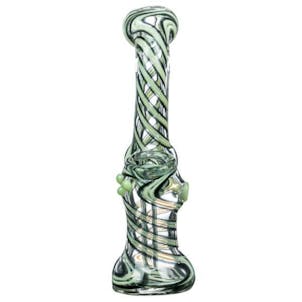 Photo of Slyme Accented Spiral and Marble Bubbler