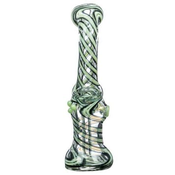 Photo of Slyme Accented Spiral and Marble Bubbler