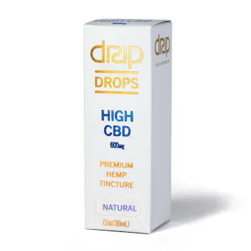 Photo of DRIP DROPS High CBD Vanilla 600mg